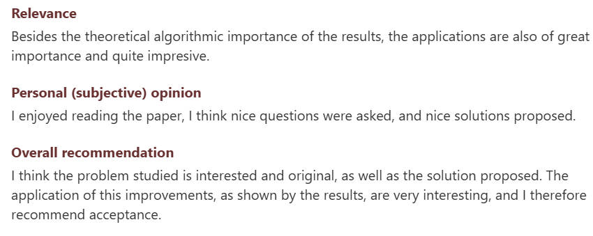 review